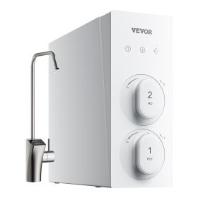Reverse Osmosis System, 600 GPD 8-stage Tankless Reverse Osmosis Water Filter, Under Sink Water Filtration System with Smart Display Faucet