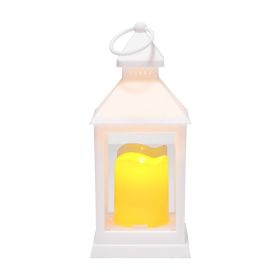 12 Pcs Decorative Candle Lantern, LED Electric Flameless Candle, Plastic LED Holder with Glass